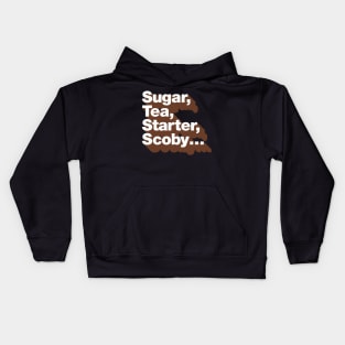 Kombucha Ingredients Kids Hoodie